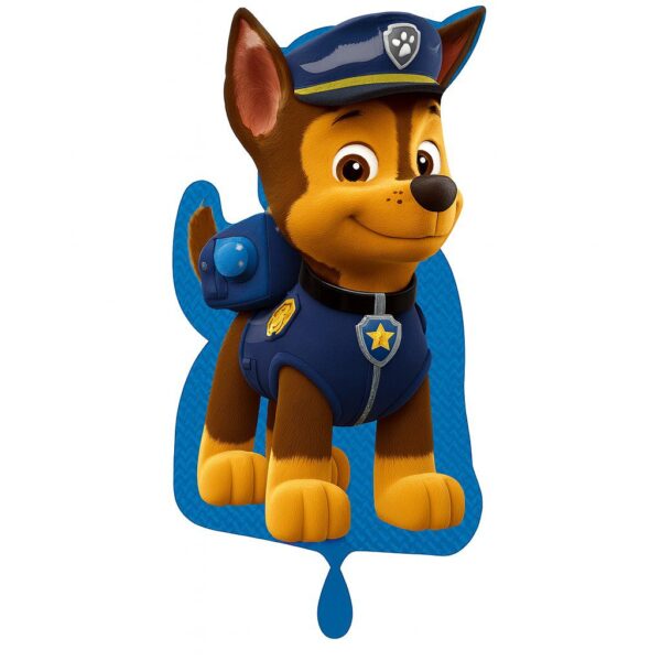 paw patrol chase 78cm ballon partydeko ballonwerk