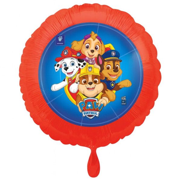 paw patrol friends ballon 43cm bunte kinderpartydeko geburtstag highlight