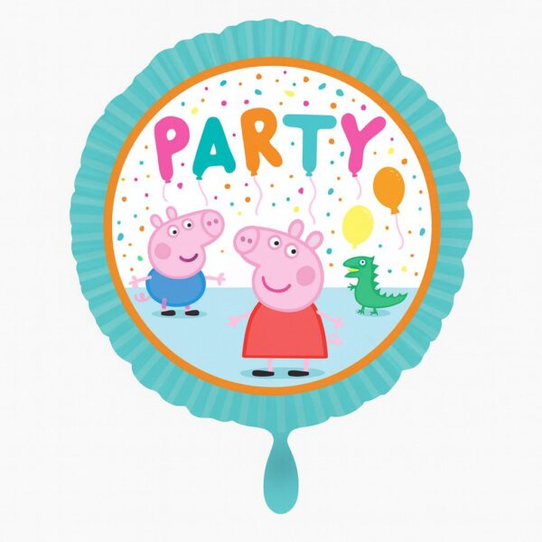 peppa pig ballon 43cm kinderpartydeko geburtstag highlight