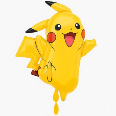 pikachu 78cm ballon geburtstagsdeko ballonwerk