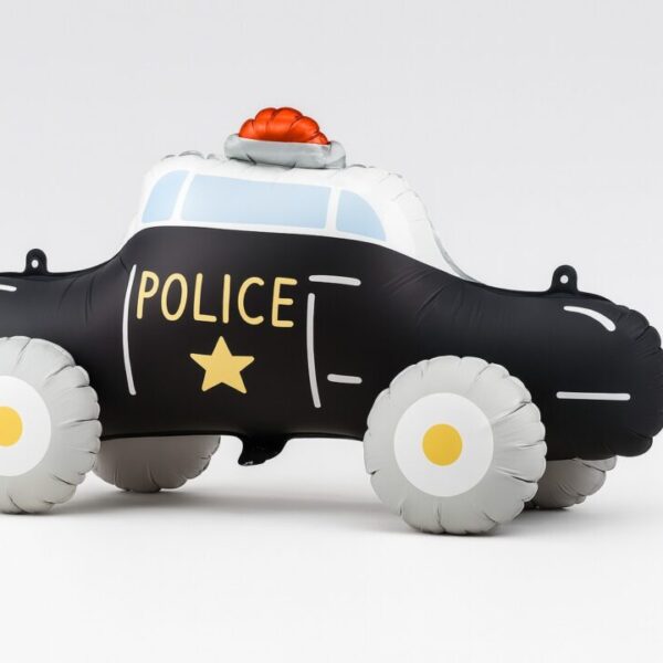 polizeiauto ballon 49x76 5cm partydeko ballonwerk