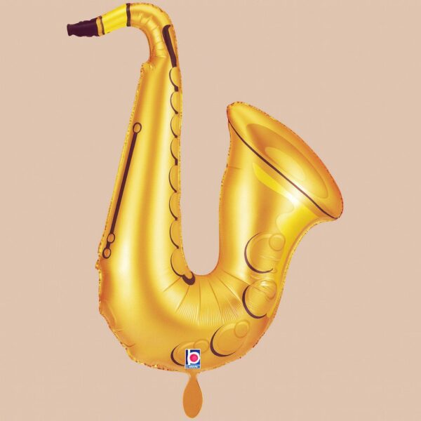 saxophon ballon musik partydeko