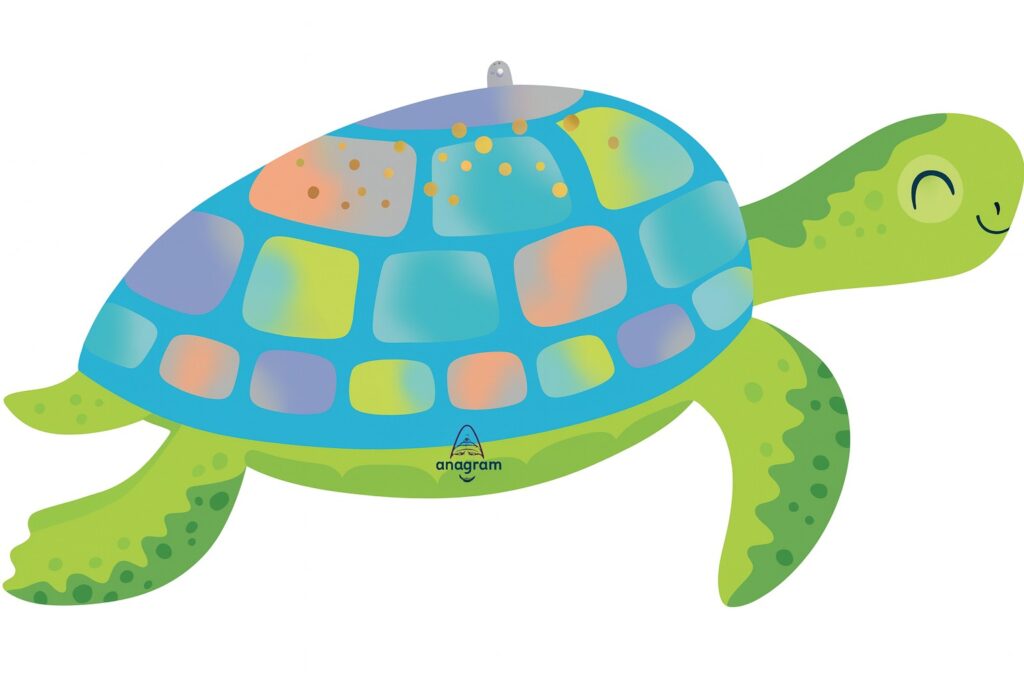 schildkroete maritime partydekoration 96cm ballonwerk
