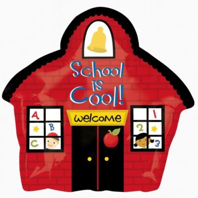 school is cool ballon 53cm schulanfang einschulung partydeko ballonwerk