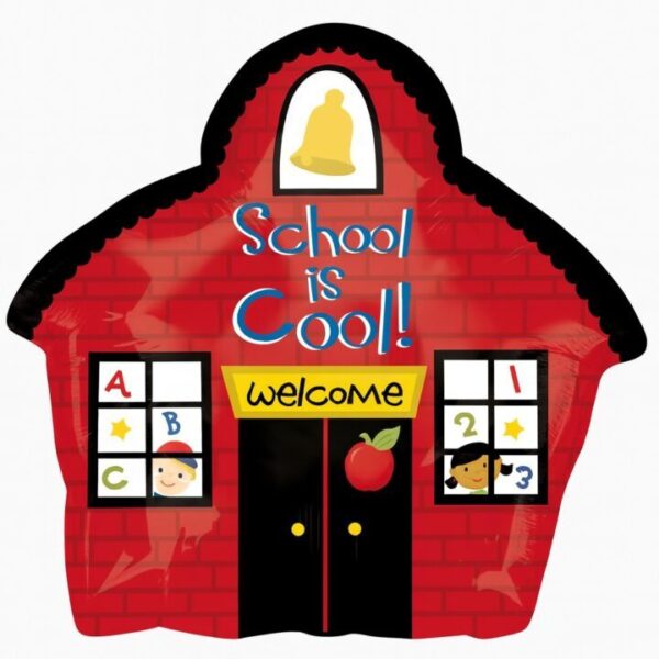 school is cool ballon 53cm schulanfang einschulung partydeko ballonwerk