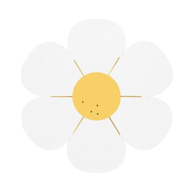 servietten gaensebluemchen 20er set tischdeko ballonwerk