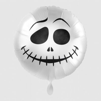 skelettkopf ballon 43cm partydeko ballonwerk