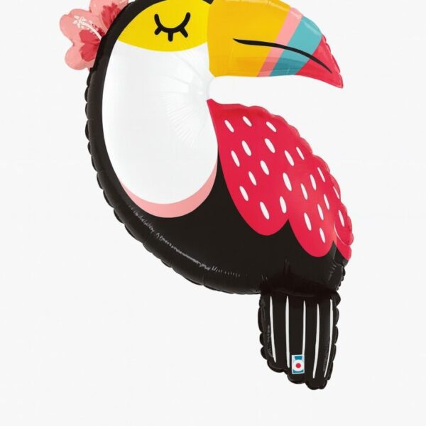 sommer tukan ballon 102cm exotische deko ballonwerk