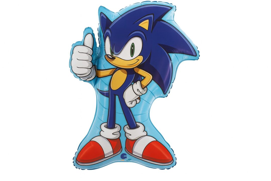 sonic ballon 84cm partydeko ballonwerk sonic ballon 84cm partydeko ballonwerk