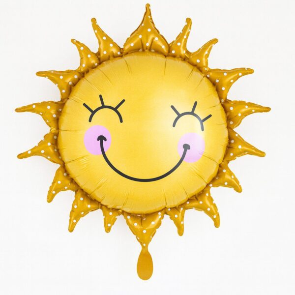 sonne ballon 74cm strahlende partydeko sommerhighlight