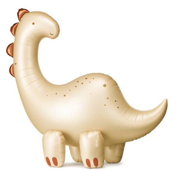 stehender brontosaurus dino partydekoration 85cm ballonwerk