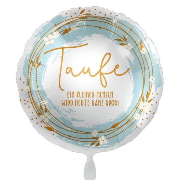 taufe ein kleiner mensch wird heute ganz gross tischdekoration 71cm partydeko ballonwerk