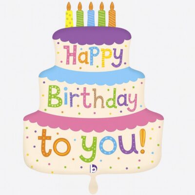 torte happy birthday to you ballon 58cm ballonwerk