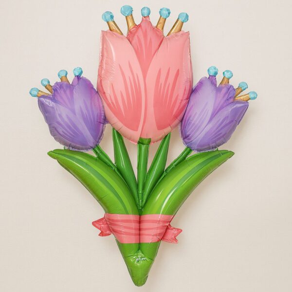 tulpenstrauss 96cm folienballon ballonwerk