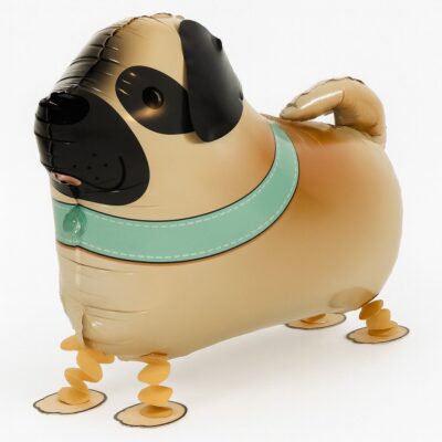 walking ballon buddie hund 59cm lustiger partyballon ballonwerk