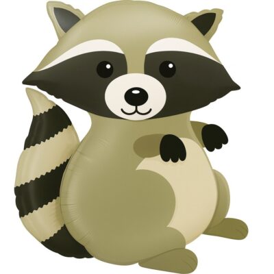 waschbaer 76cm highlight ballon deko ballonwerk