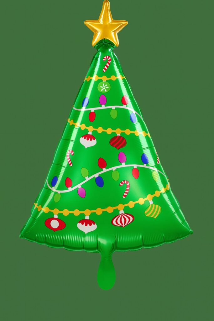 weihnachtsbaum 60cm festliche deko feier ballonwerk