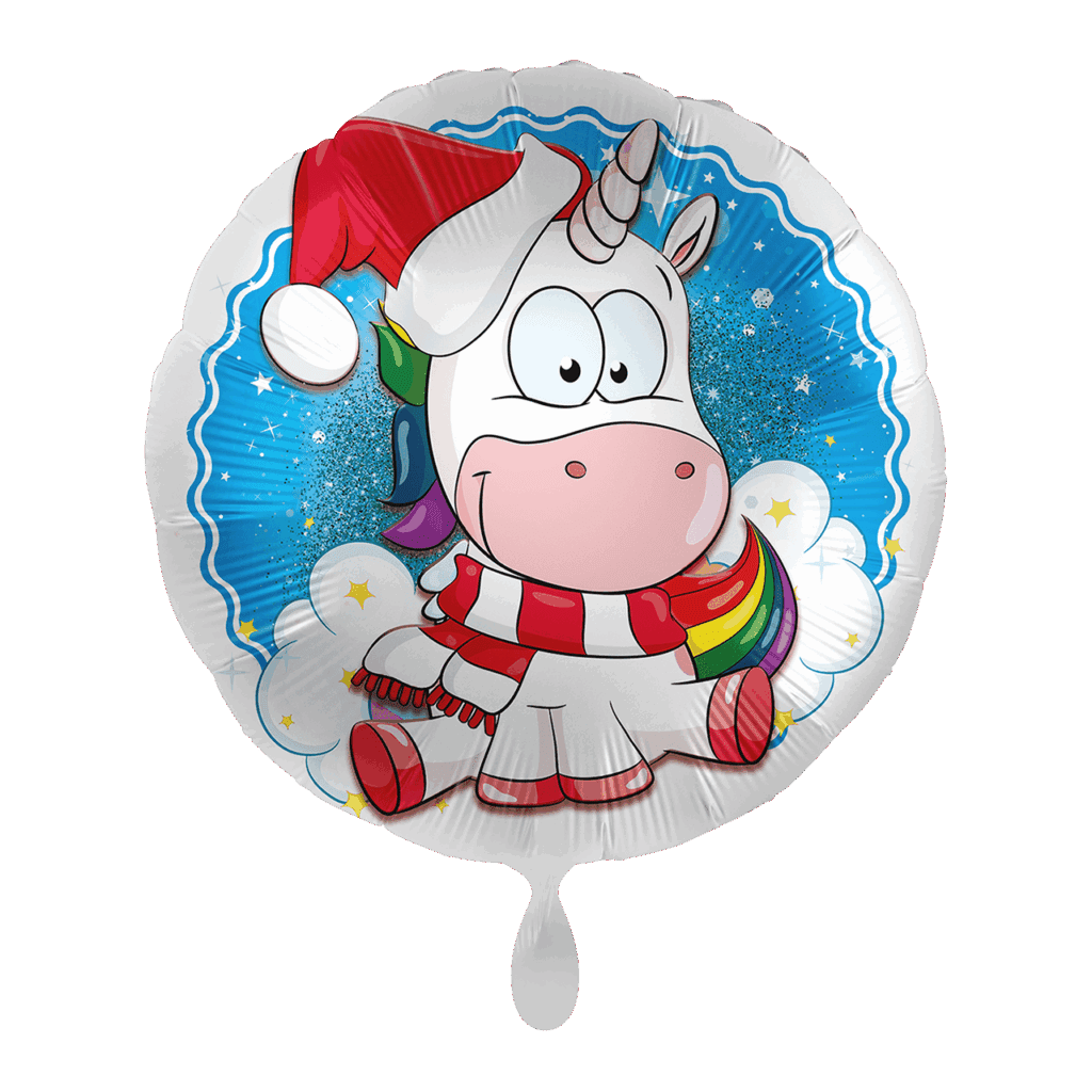 weihnachtseinhorn ballonwerk