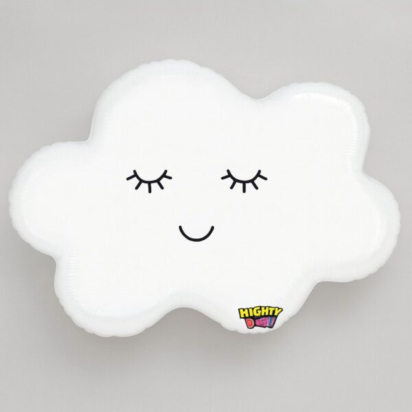 weisse wolke 61cm geburtstagsdeko partydekoration ballonwerk