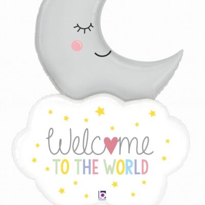 welcome to the world 107cm highlight ballon ballonwerk