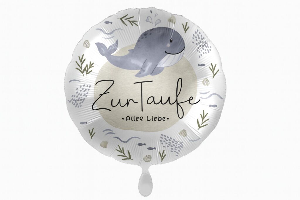 zur taufe alles liebe ballon festtagsdeko