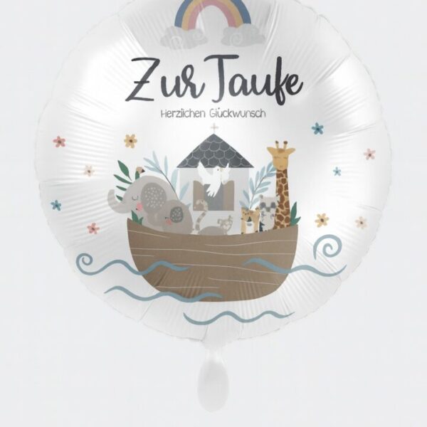 zur taufe herzlichen glueckwunsch tischdekoration 71cm partydeko ballonwerk